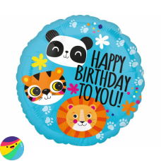 Folija balon - Panda, Tiger, Lev Happy Birthday Folija balon - Panda, Tiger, Lev Happy Birthday